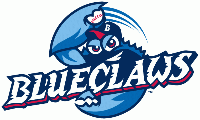Jersey Shore BlueClaws 2010-Pres Primary Logo iron on transfers for clothing